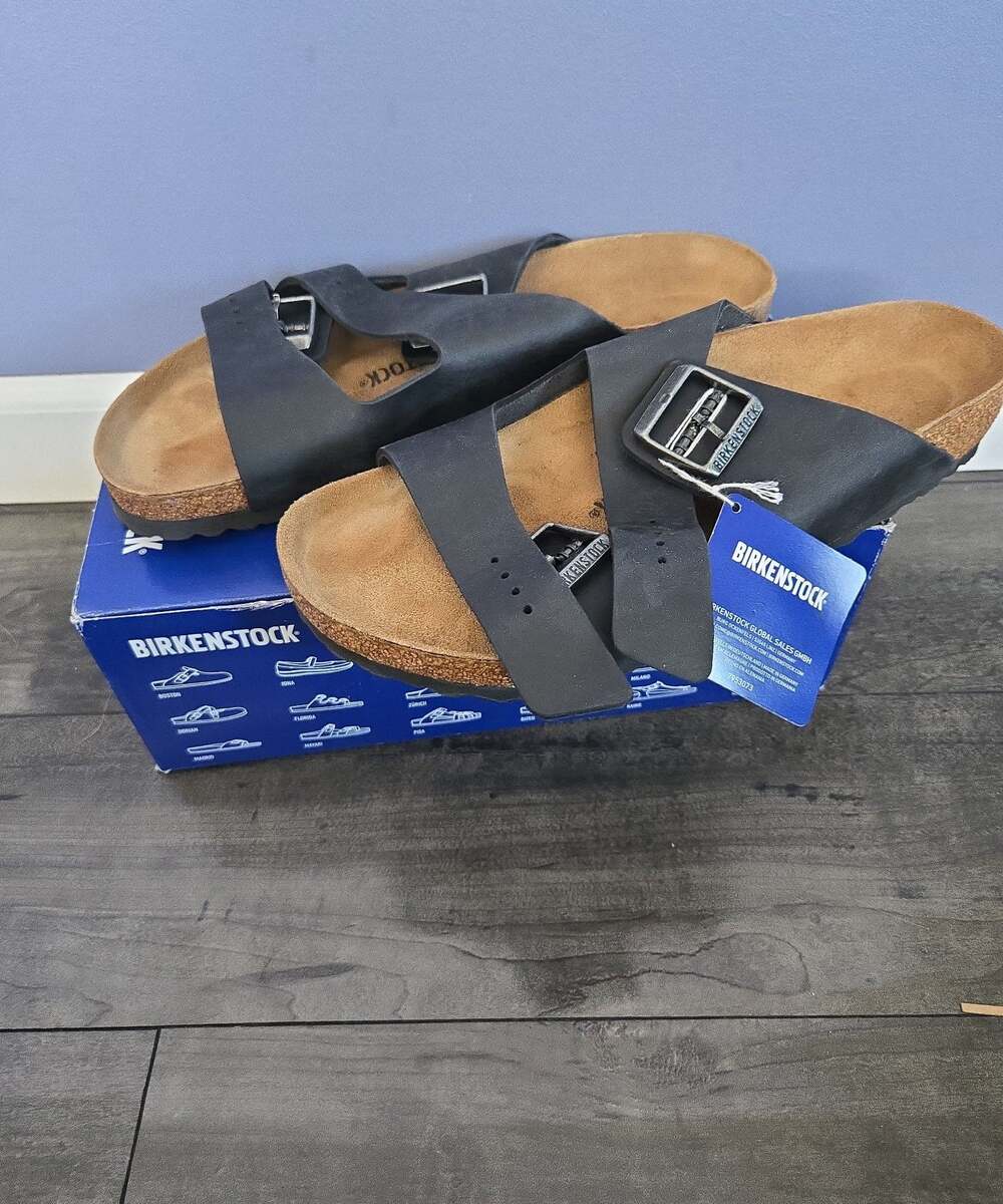 New Birkenstock Arizonia size 43 black new regular